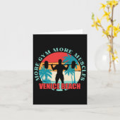 より多くのジムより筋肉ボディビルヴェネツィアビーチミー カード (黄色い花)