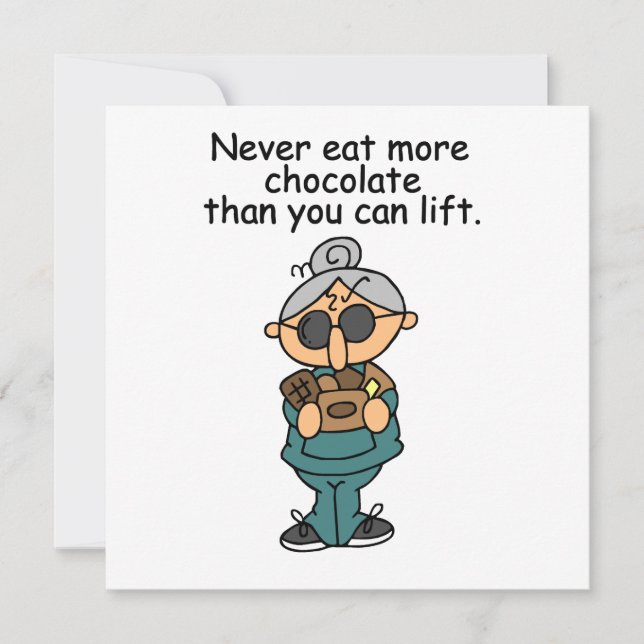 より多くのチョコレートのユーモア (正面)