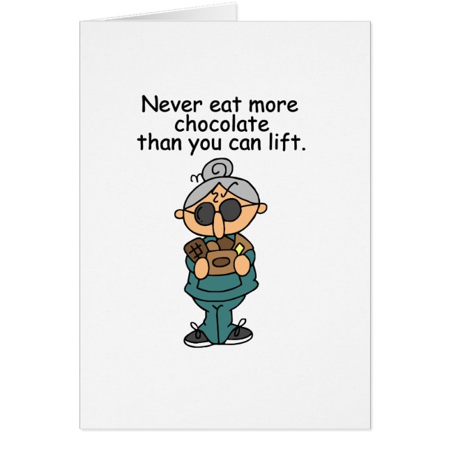 より多くのチョコレートのユーモア (正面)