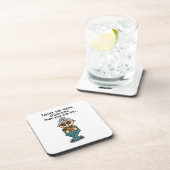 より多くのチョコレートのユーモア コースター (右側)