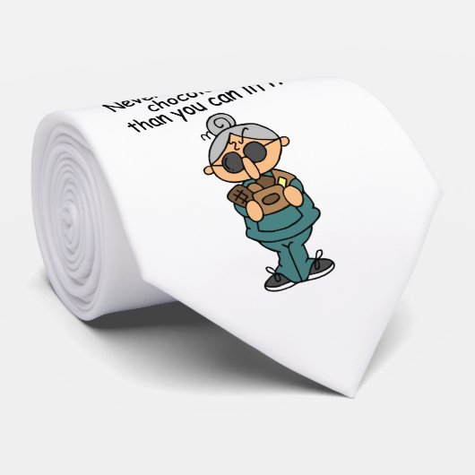 より多くのチョコレートのユーモア ネクタイ (ロール)
