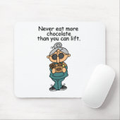 より多くのチョコレートのユーモア マウスパッド (マウス)