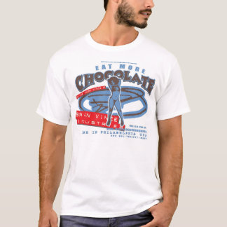 より多くのチョコレート1を食べて下さい Tシャツ