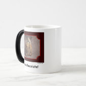 "より多くのチョコレート!" リスのマグ モーフィングマグカップ (正面左)