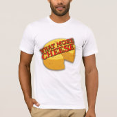 より多くのチーズ安っぽく写実的なスローガンのティー何 Tシャツ (正面)