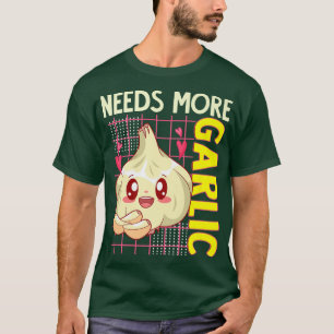 より多くのニンニクかわいいフードラバー調理師シェフファン Tシャツ