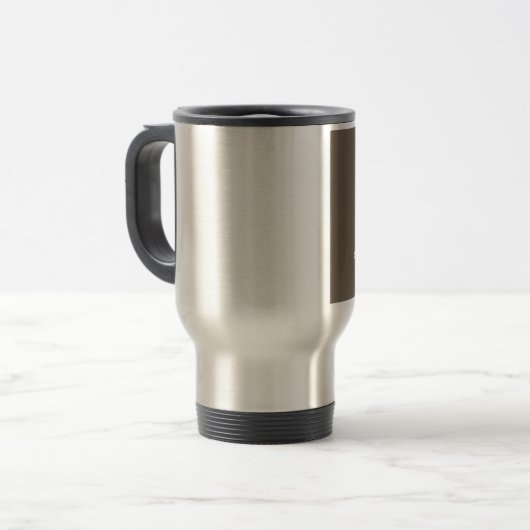 より多くのハートの枕バレンタイン愛して下さい トラベルマグ (正面左)