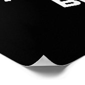 より多くのパンスユ信じーザーザおもしろいPun Dark BG ポスター (角)