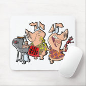 より多くのビーフを食べて下さい マウスパッド (マウス)