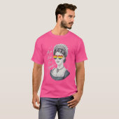 より多くのプライドより少ないLGBTおもしろいプライド月 Tシャツ (正面フル)