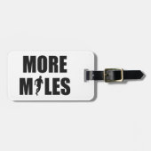 より多くのマイルを走る ラゲッジタグ (正面横)