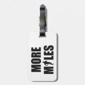 より多くのマイルを走る ラゲッジタグ (裏面縦)