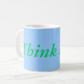 より多くのマグを考えて下さい コーヒーマグカップ (正面左)