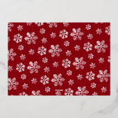 より多くのメリー妊娠ホイルホリデーカード 箔シーズンカード (裏面)