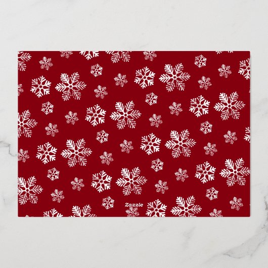 より多くのメリー妊娠ホイルホリデーカード 箔シーズンカード (裏面)