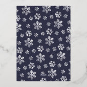 より多くのメリー妊娠ホイルホリデーカード 箔シーズンカード (裏面)