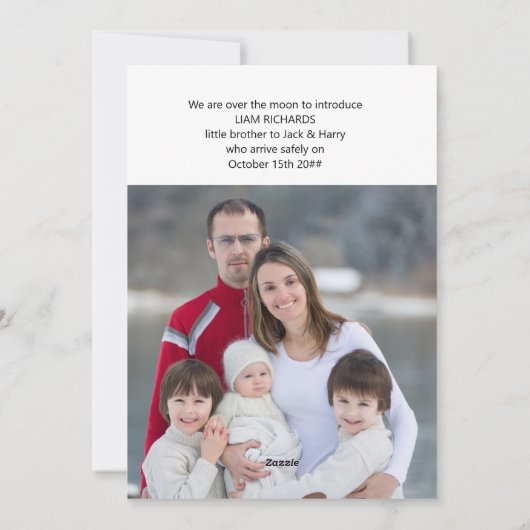 より多くのメリー新生児2の写真 シーズンカード (裏面)