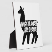 より多くのラマを少ないドラマ フォトプラーク (側面)