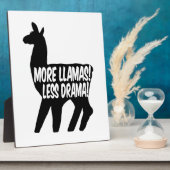 より多くのラマを少ないドラマ フォトプラーク (側面)