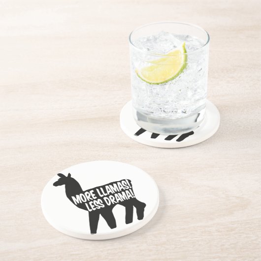 より多くのラマスでドラマを減らす コースター (側面)