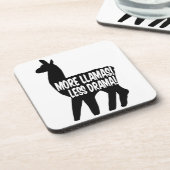 より多くのラマスでドラマを減らす コースター (左側)