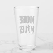より多くのランニングマイル タンブラーグラス (裏面)
