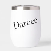 より多くのワインをお願い雪だるま飲みワイン (背面)