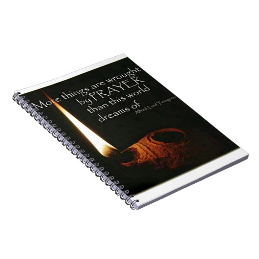 より多くの事は祈りの言葉と細工しています ノートブック (右側)