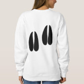 より多くの人々私は会いますもっと私はヤギを好みます!!! スウェットシャツ (裏面)