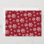 より多くの妊娠メリークリスマスカード シーズンカード (裏面)