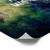 より多くの心配を減らす自然山松 ポスター (角)