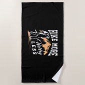 より多くの心配を減らす ビーチタオル (正面)