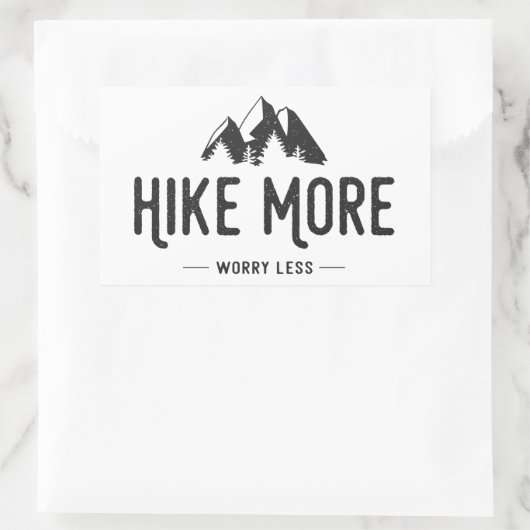 より多くの心配を減らす 長方形シール (バッグ)