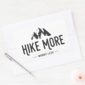 より多くの心配を減らす 長方形シール (封筒)