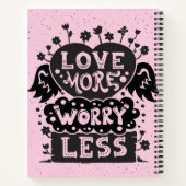 より多くの心配を軽減 ノートブック (裏面)