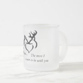 より多くの愛マグ フロストグラスマグカップ (正面右)