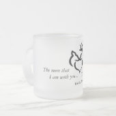 より多くの愛マグ フロストグラスマグカップ (正面左)