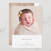 より多くの愛、より多くの喜び |休日出産のお知らせ シーズンカード (正面/裏面)