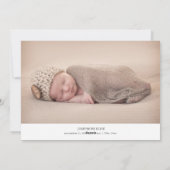 より多くの愛、より多くの喜び |休日出産のお知らせ シーズンカード (裏面)