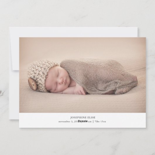 より多くの愛、より多くの喜び |休日出産のお知らせ シーズンカード (裏面)