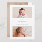 より多くの愛、より多くの喜び |休日出産のお知らせ シーズンカード (正面/裏面)