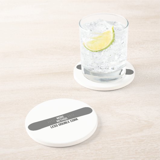 より多くの方法より少ない二重コルク コースター (側面)