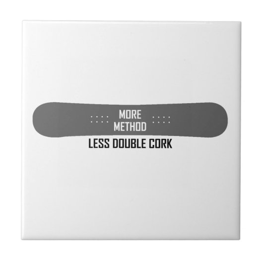 より多くの方法より少ない二重コルク タイル (正面)