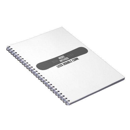 より多くの方法より少ない二重コルク ノートブック (右側)