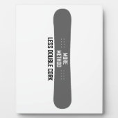 より多くの方法より少ない二重コルク フォトプラーク (正面)