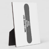 より多くの方法より少ない二重コルク フォトプラーク (側面)