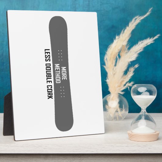 より多くの方法より少ない二重コルク フォトプラーク (側面)