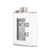 より多くの方法より少ない二重コルク フラスク (左)