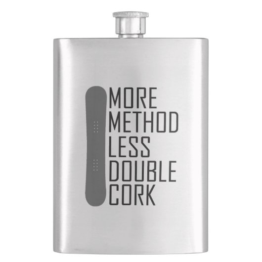 より多くの方法より少ない二重コルク フラスク (正面)