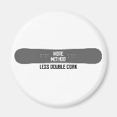 より多くの方法より少ない二重コルク マグネット (正面)